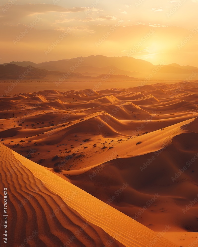 Fototapeta premium sunset in the desert