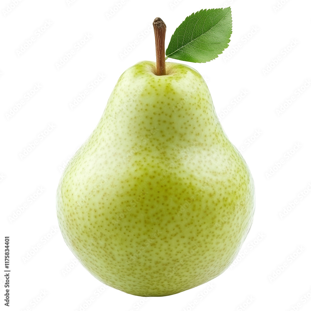 Fresh green pears isolated on a clean transparent background showcasing their vibrant color and natural appeal, green pears isolated on transparent background Fresh green pears isolated on a clean transparent background showcasing their vibrant color and natural appeal, green pears isolated on transparent background