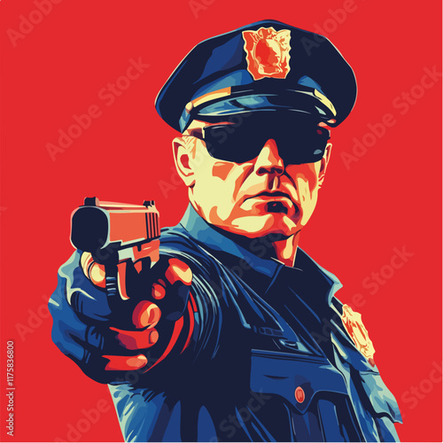 Vektorgrafik aus dem Package: flat, retro, vintage, modern, art, zeitgeist, film, movie, poster,