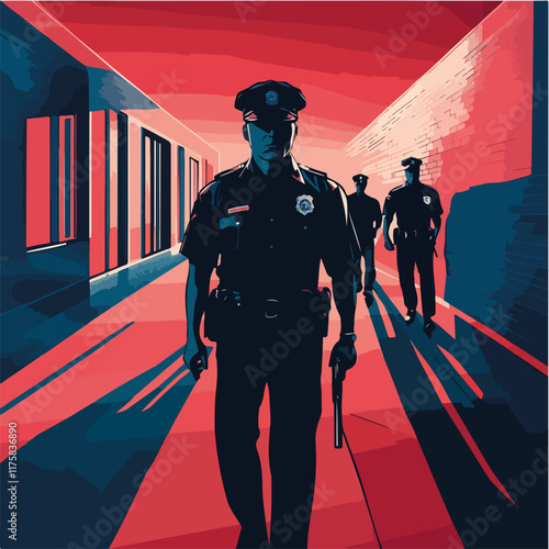 Vektorgrafik aus dem Package: flat, retro, vintage, modern, art, zeitgeist, film, movie, poster,