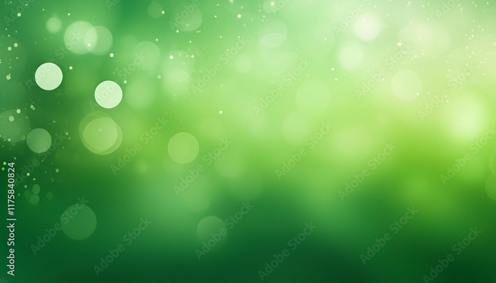 Fototapeta premium subtle green gradient with light bokeh effect for backgrounds and designs