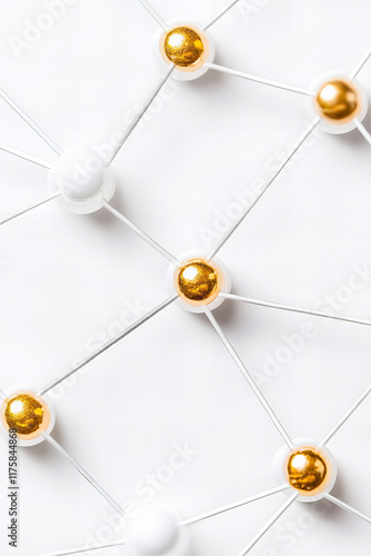 Exploration of interconnected nodes in a network model demonstrating governance principles