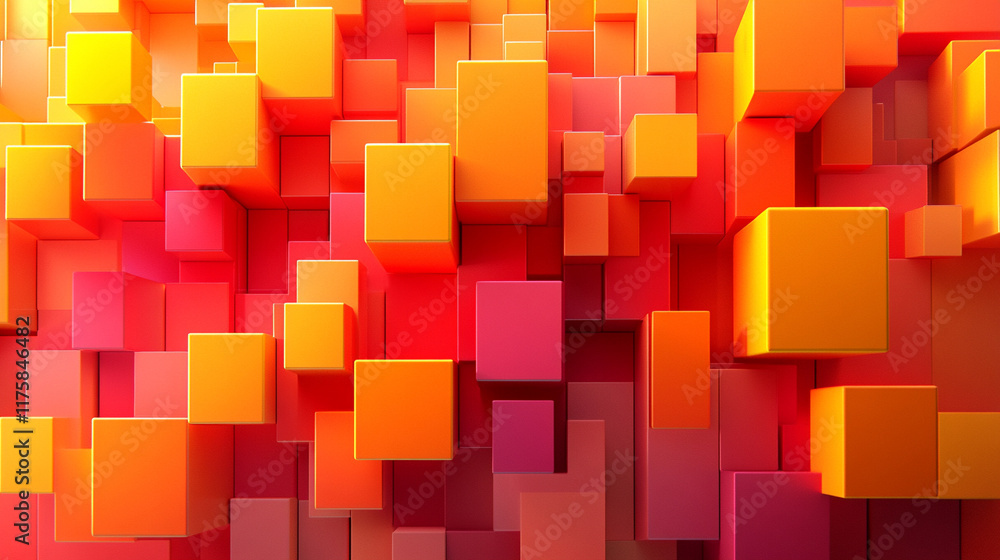 Modern 3D render showcasing neatly aligned glossy blocks in vibrant orange and yellow tones symbolizing order innovation creativity and dynamic energy perfect for contemporary tech themes
Modern 3D render showcasing neatly aligned glossy blocks in vibrant orange and yellow tones symbolizing order innovation creativity and dynamic energy perfect for contemporary tech themes
