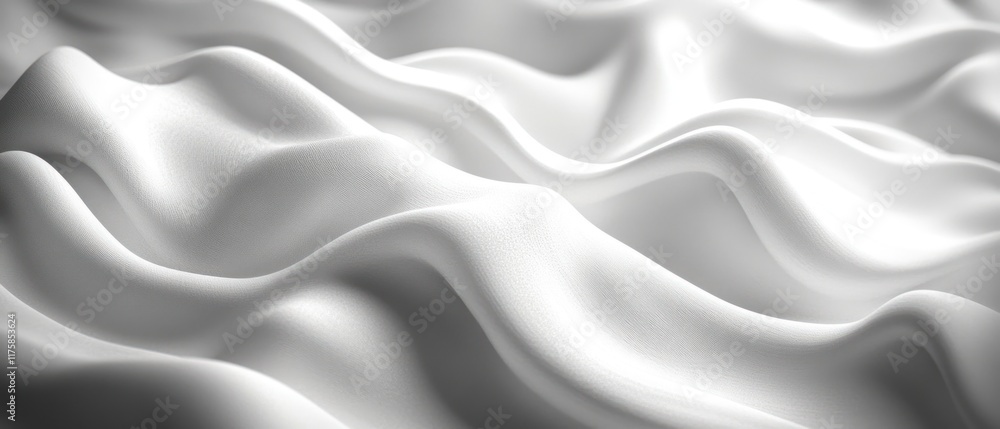 Obraz premium Abstract White Fabric Texture