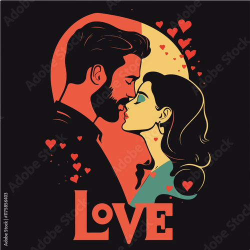 Vektorgrafik aus dem Package:  flat, retro, vintage, modern, art, zeitgeist, film, 