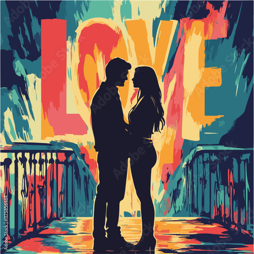 Vektorgrafik aus dem Package:  flat, retro, vintage, modern, art, zeitgeist, film, 