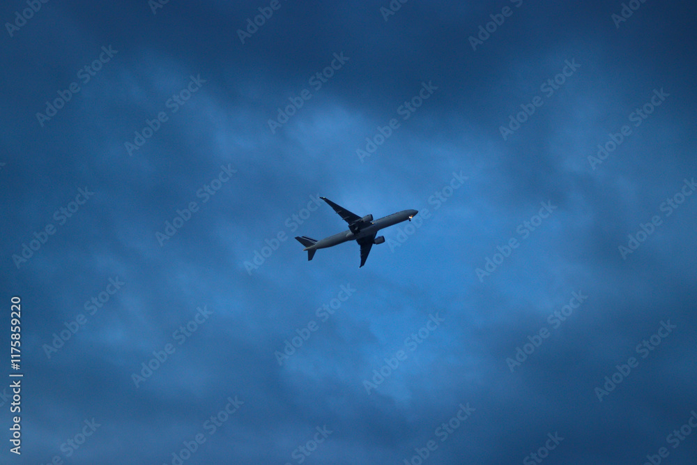 airplane in the sky airplane in the sky