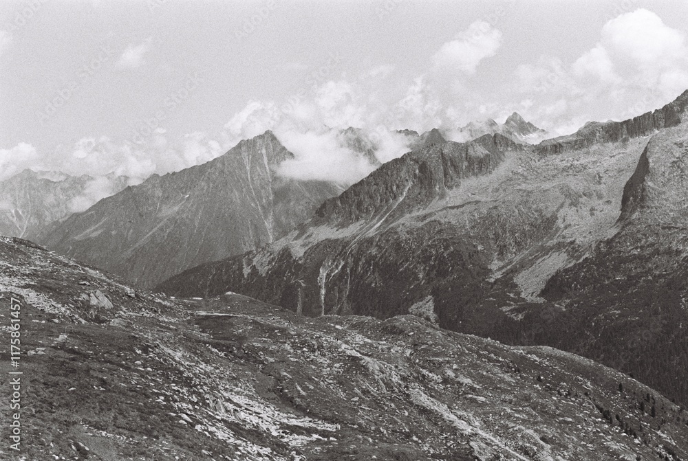 Obraz premium mountains in the snow