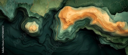 Enchanting detailed fluid rainfall map with stunning topographic visualization of weather patterns breathtaking satellite imagery vibrant color palette precise elevation contours