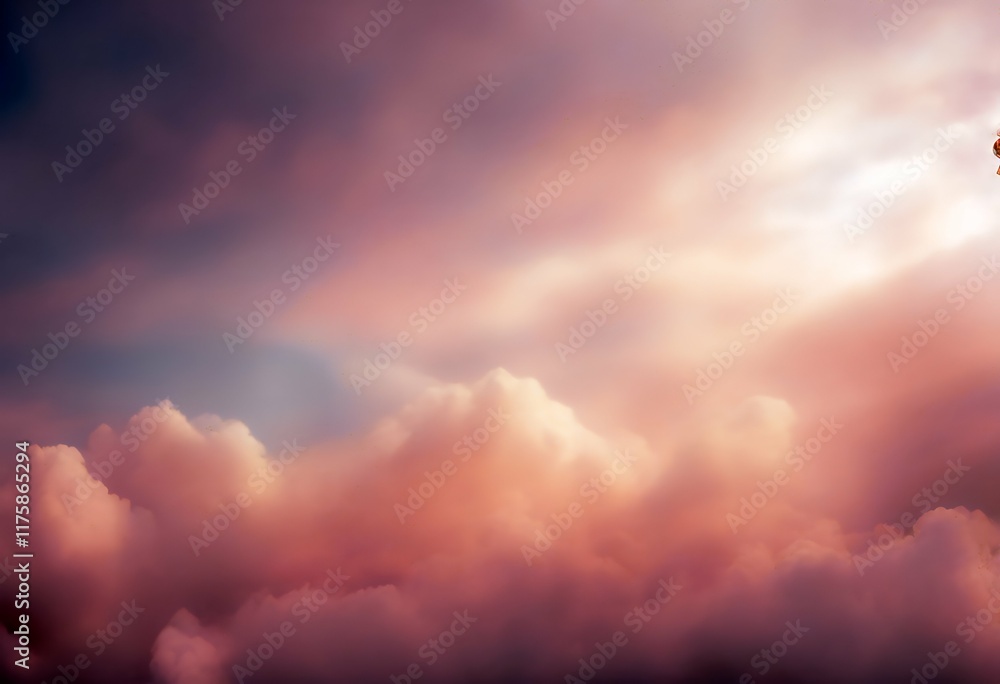 Fototapeta premium fantasy beauty pastel nature design abstract dreamy background colours sky