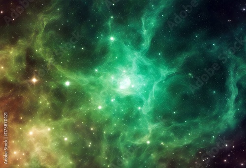 galaxy ethereal verdancy green seamless nebula textures.png