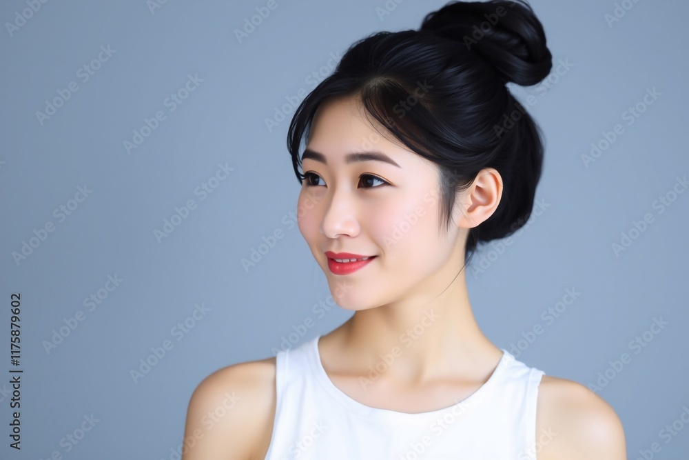 Portrait of an Asian woman (skin care, body care, beauty salon) Portrait of an Asian woman (skin care, body care, beauty salon)