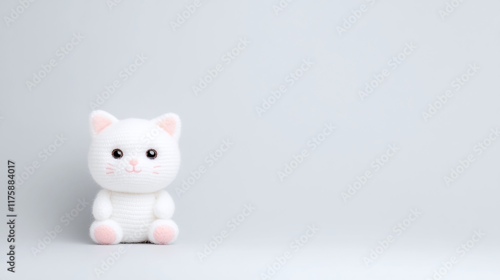 White Cat Plush Toy, Soft Toy, Light Background, Cute Animal, Children's Toy
White Cat Plush Toy, Soft Toy, Light Background, Cute Animal, Children's Toy