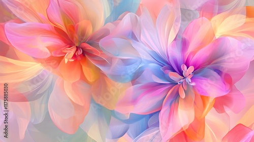 vibrant flower petals nature design art