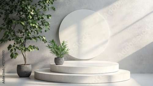 Modern Minimalist Interior Scene