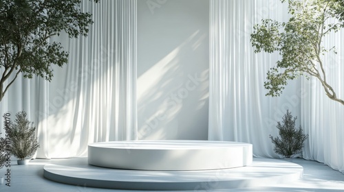 Minimalist Platform in Elegant Setting
