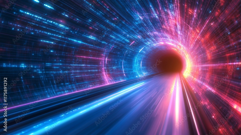 Futuristic Light Tunnel Futuristic Light Tunnel