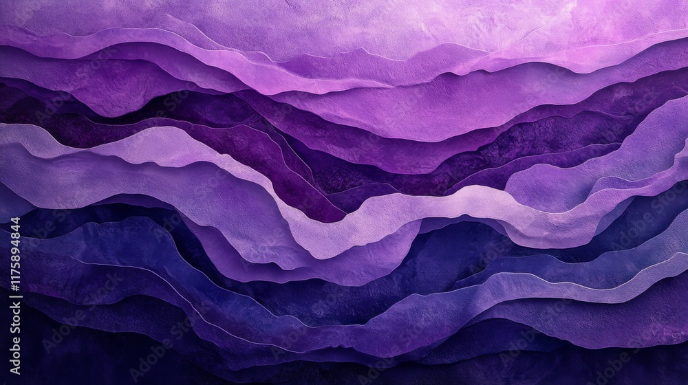Obraz premium Purple Abstract Layers