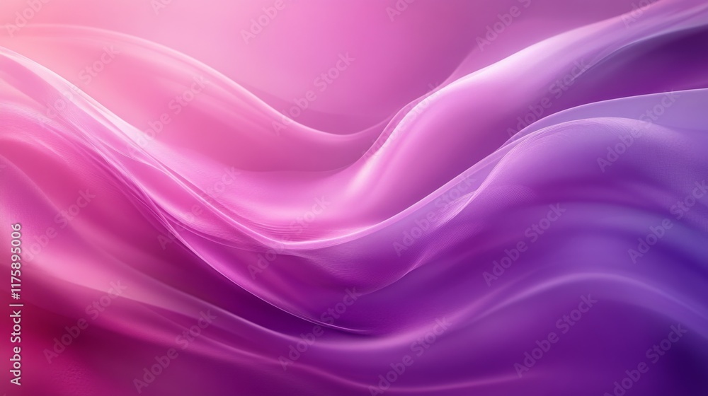 Fototapeta premium Abstract Purple and Pink Waves