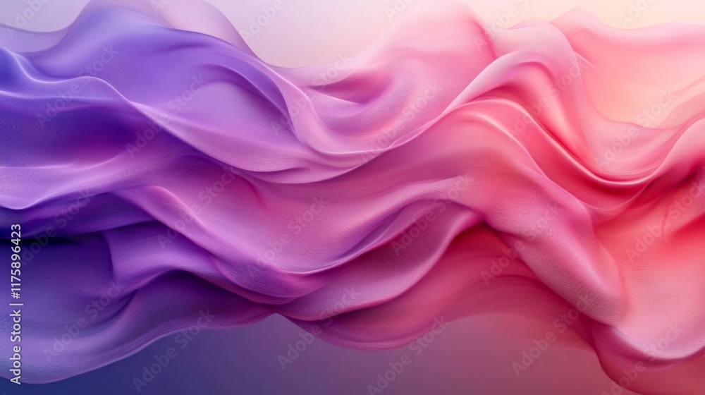 Obraz premium Abstract Colorful Fabric Waves