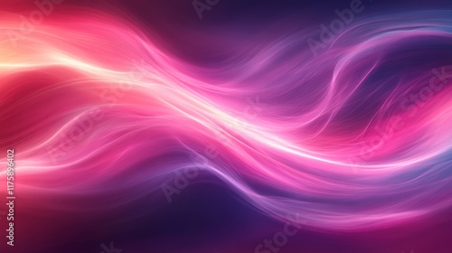 Wallpaper Mural Vibrant Abstract Light Waves Torontodigital.ca