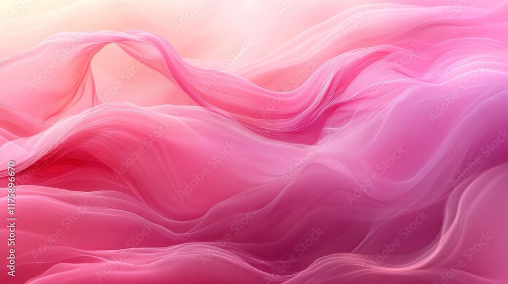 Fototapeta premium Elegant Pink Wave Background