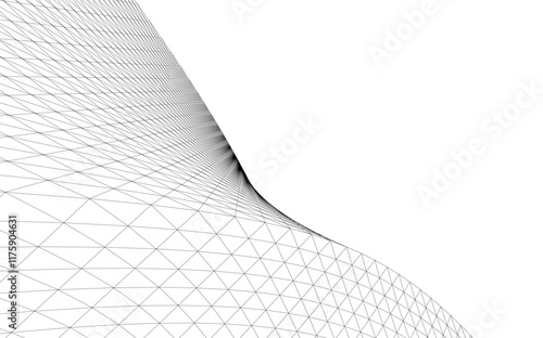 Abstract wave vector background 