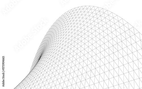 Abstract wave vector background 