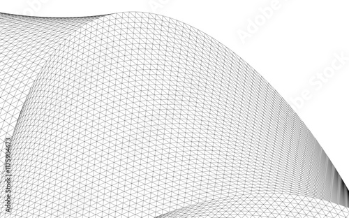 Abstract wave vector background 