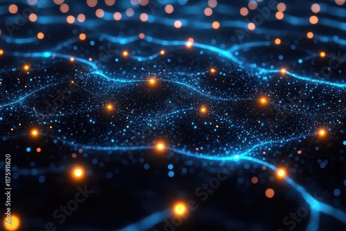 concept illustration of software-defined networking in it infrastructure, highlighting flexibility and innovation in modern networks