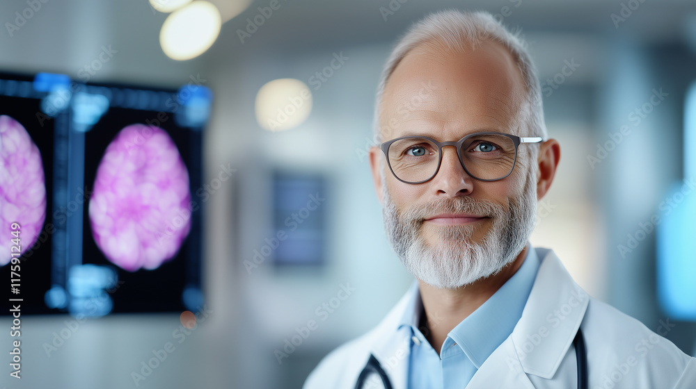 A portrait of a handsome doctor A portrait of a handsome doctor