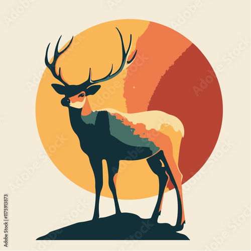 Vektorgrafik aus dem Package:  flat, retro, vintage, modern, art, zeitgeist, film, 