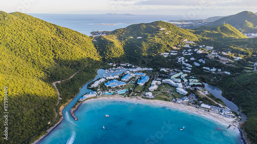 Aerial Images of Saint Martin Sint Maartin Anse Marcel Anguilla