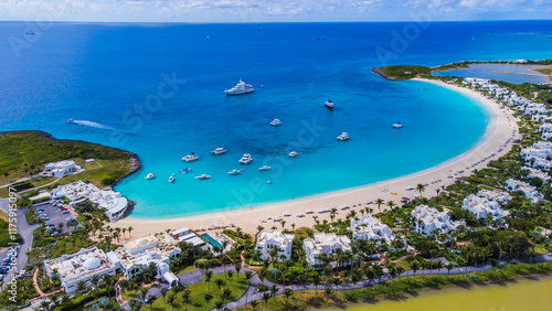 Aerial Images of Saint Martin Sint Maartin Anse Marcel Anguilla