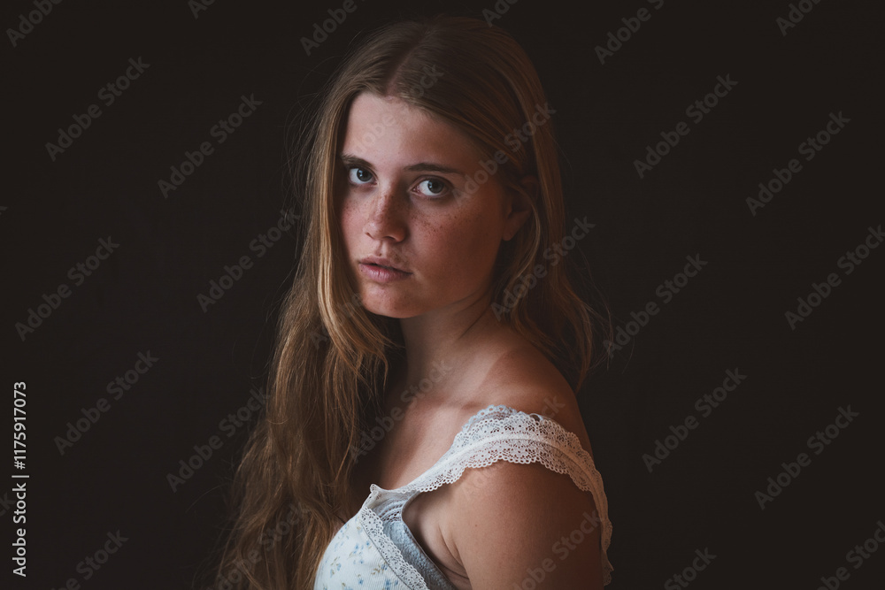 Fototapeta premium Junge Frau