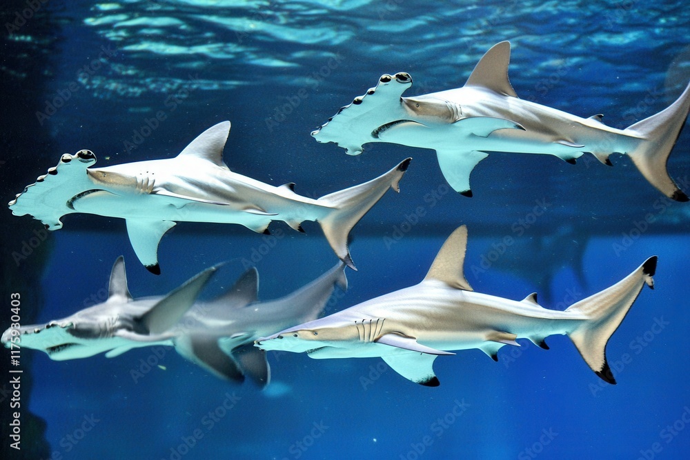 Fototapeta premium Scalloped Hammerhead Sharks