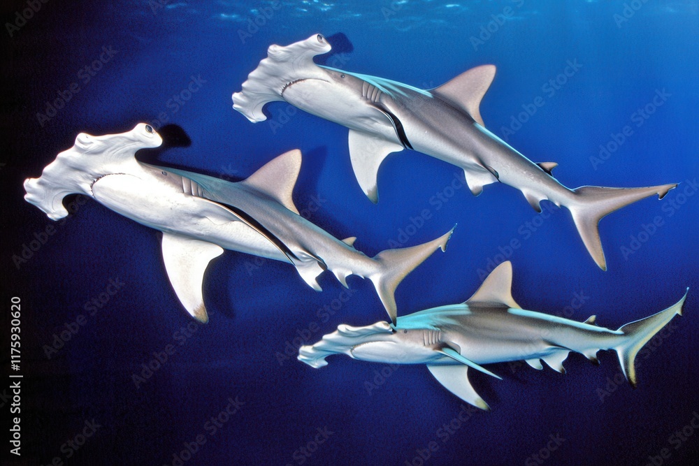 Fototapeta premium Scalloped Hammerhead Sharks
