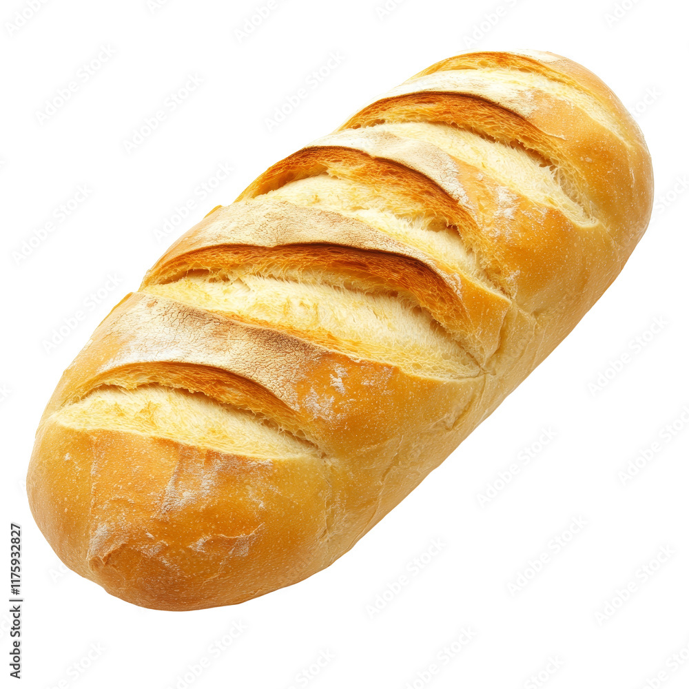 Freshly baked loaf of bread isolated on a clean transparent background for culinary presentation, bread isolated on transparent background Freshly baked loaf of bread isolated on a clean transparent background for culinary presentation, bread isolated on transparent background