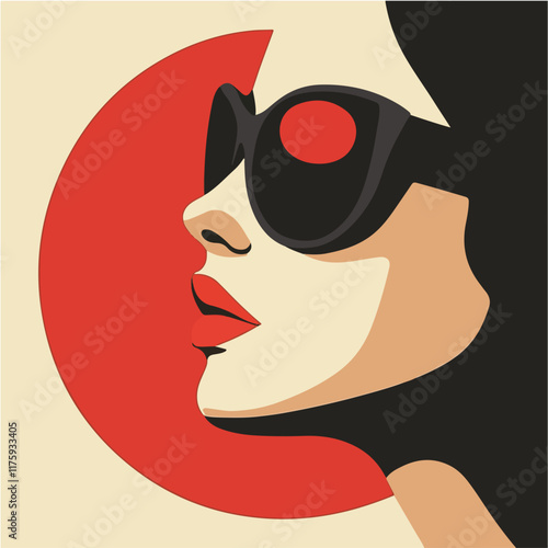 Vektorgrafik aus dem Package:  flat, retro, vintage, modern, art, zeitgeist, film, 