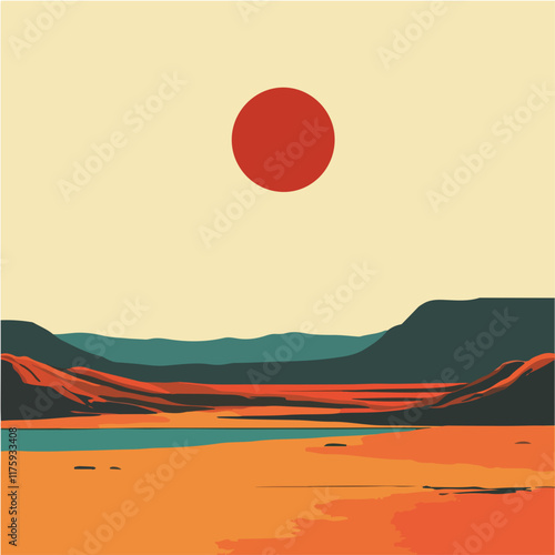 Vektorgrafik aus dem Package:  flat, retro, vintage, modern, art, zeitgeist, film, 