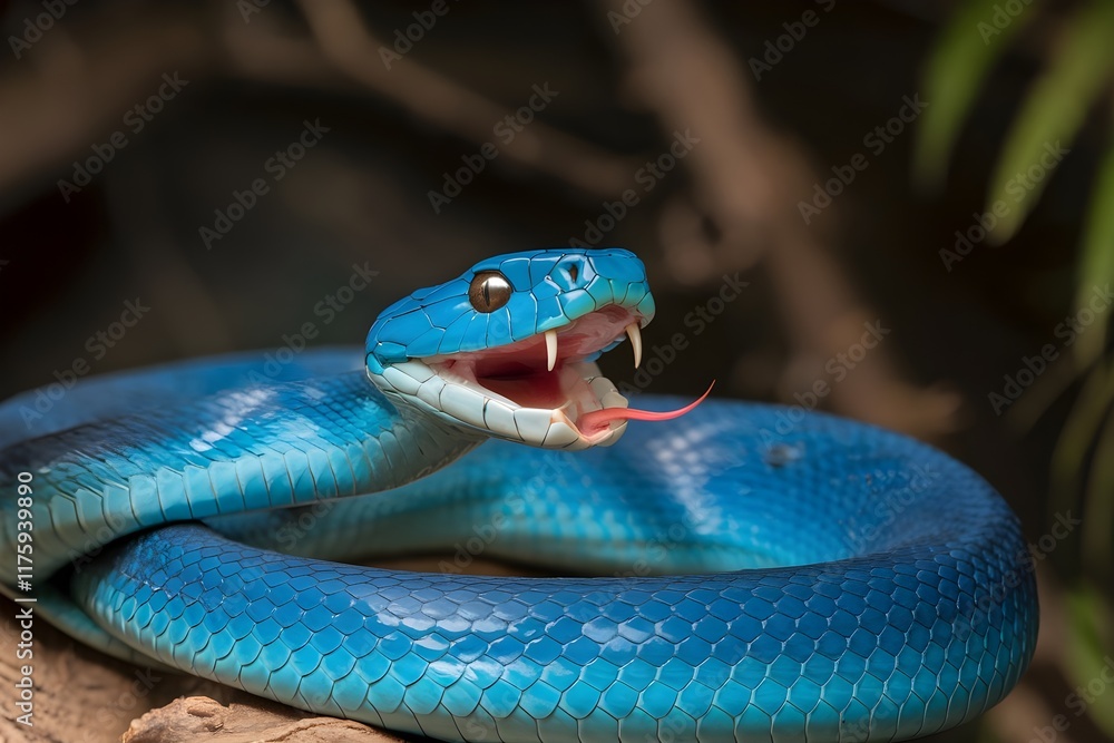 Fototapeta premium snake in the garden