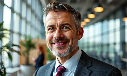 Wallpaper Mural Portrait of a Confident Businessman Torontodigital.ca