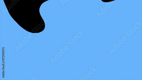 液体のトランジション2種類　リキッドアニメーション　背景透過