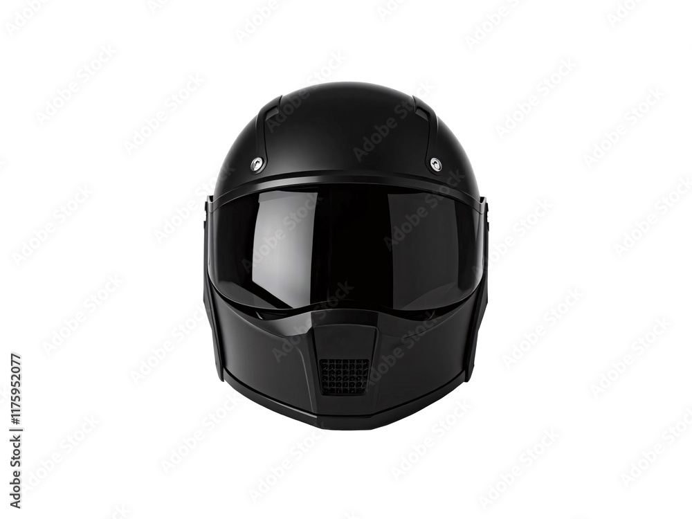 Black blank helmet on isolate PNG background. Black blank helmet on isolate PNG background.
