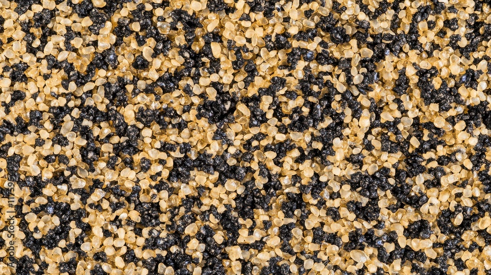 Close-up of a Stunning Mixture of Sand Grains Close-up of a Stunning Mixture of Sand Grains