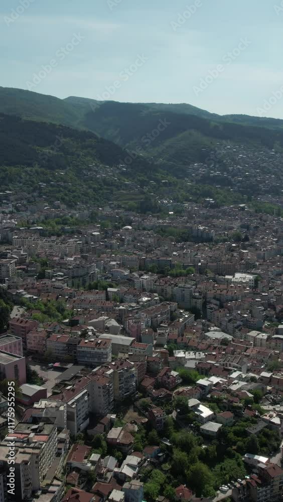 Drone View Of The Urban City Drone View Of The Urban City