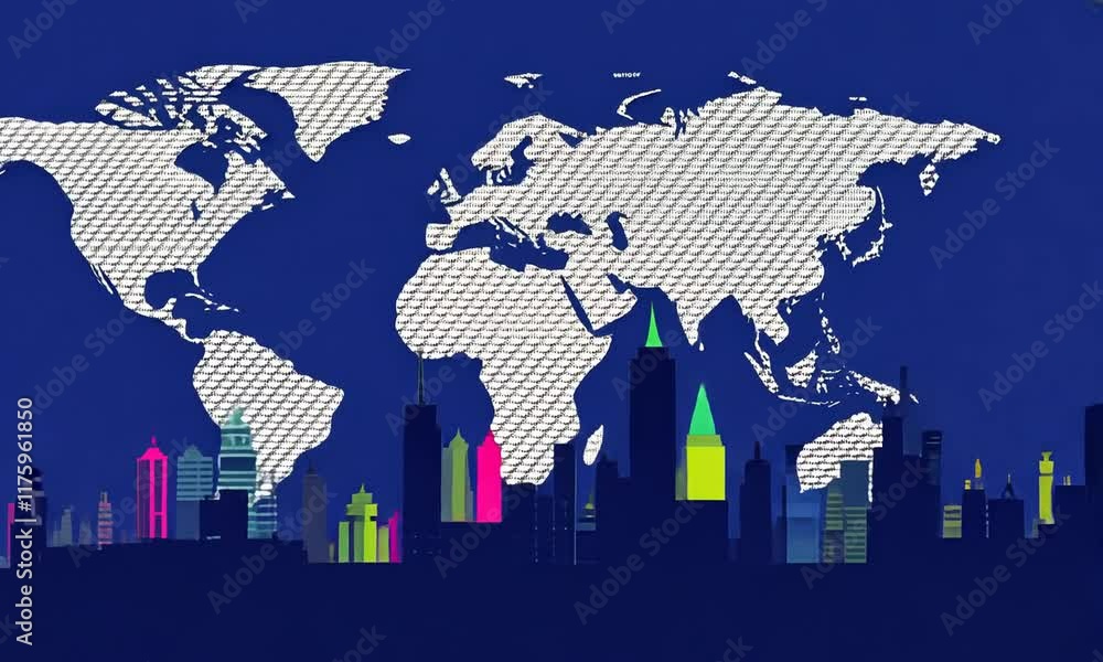 custom made wallpaper toronto digitalGlobal Business Connections: A Visual Representation of International Trade and Collaboration