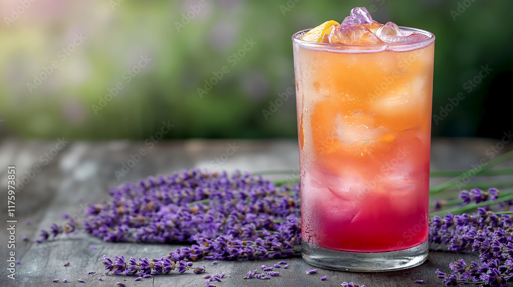 Refreshing lavender lemonade garnished with citrus and ice, perfect for summer gatherings or outdoor relaxation. Soft summer drink, pink herbal lemonade Refreshing lavender lemonade garnished with citrus and ice, perfect for summer gatherings or outdoor relaxation. Soft summer drink, pink herbal lemonade