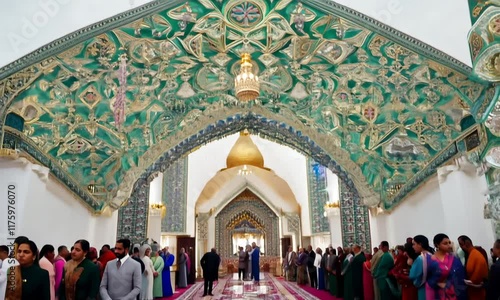 Eid Mubarak colorful luxury Islamic