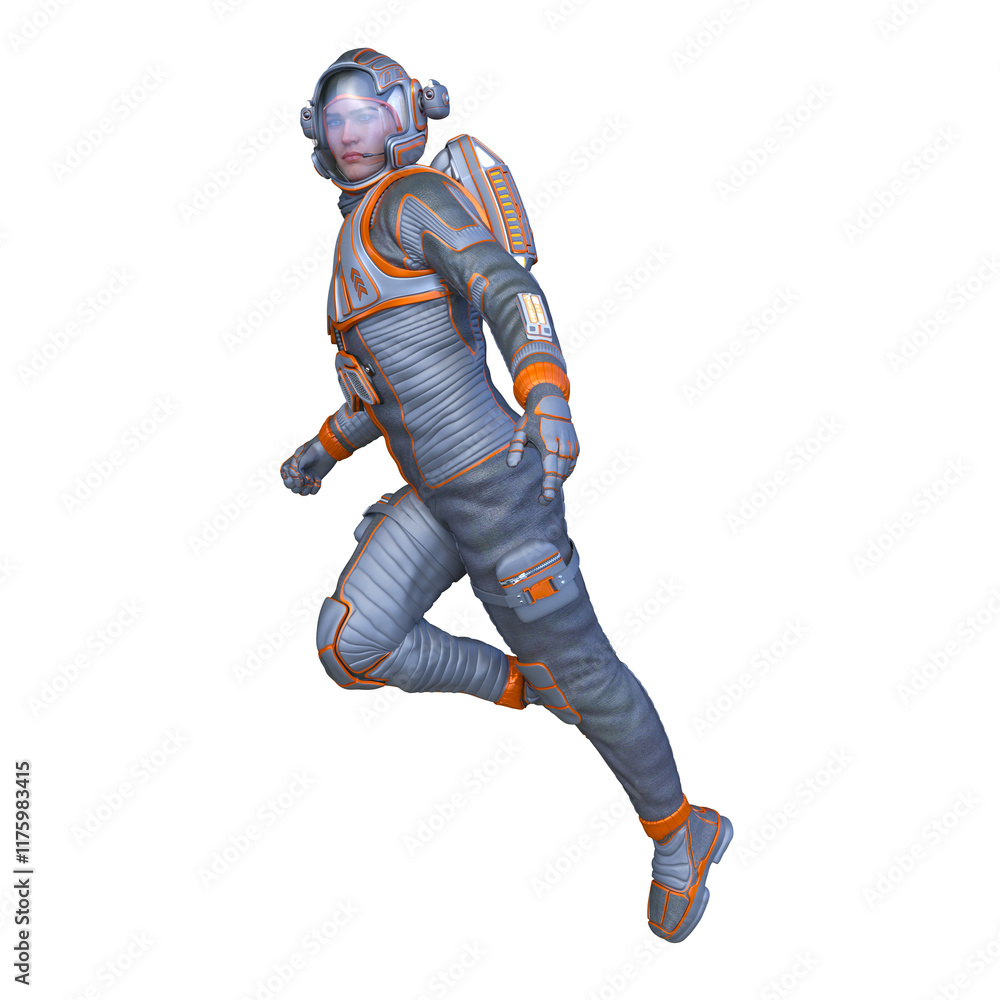 宇宙飛行士 3DCGレンダリング 宇宙飛行士 3DCGレンダリング